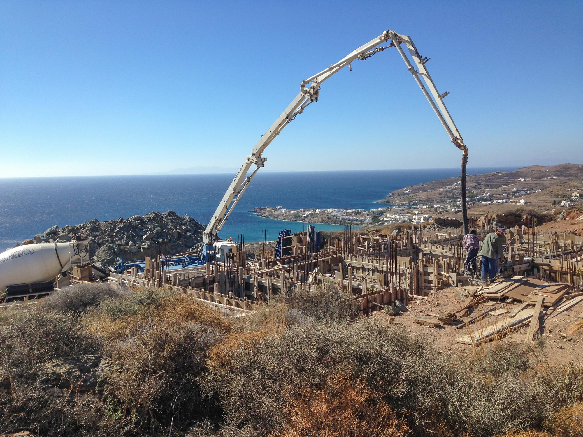 luxury villla Syros